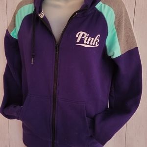 Victoria's Secret PINKZip front hoodie small